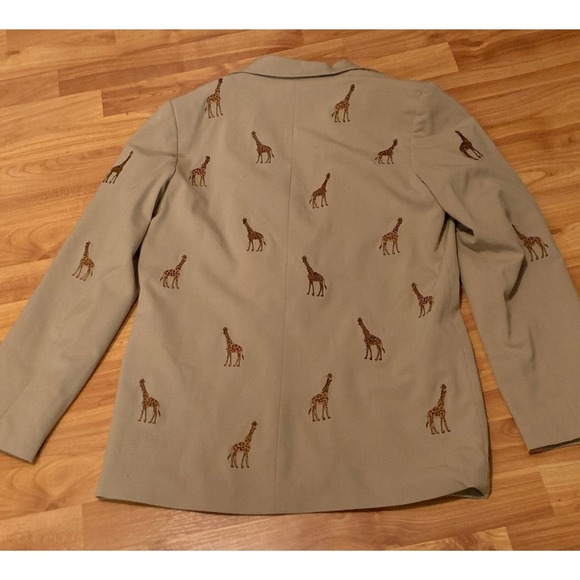 The Quacker Factory Giraffes Blazer - Picture 6 of 7
